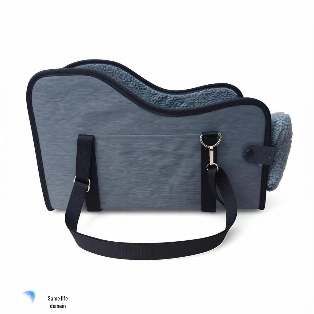 

Car Armrest Pet Carrier & Bed: Dog/Cat Safety Seat Mat 40.5*23*24