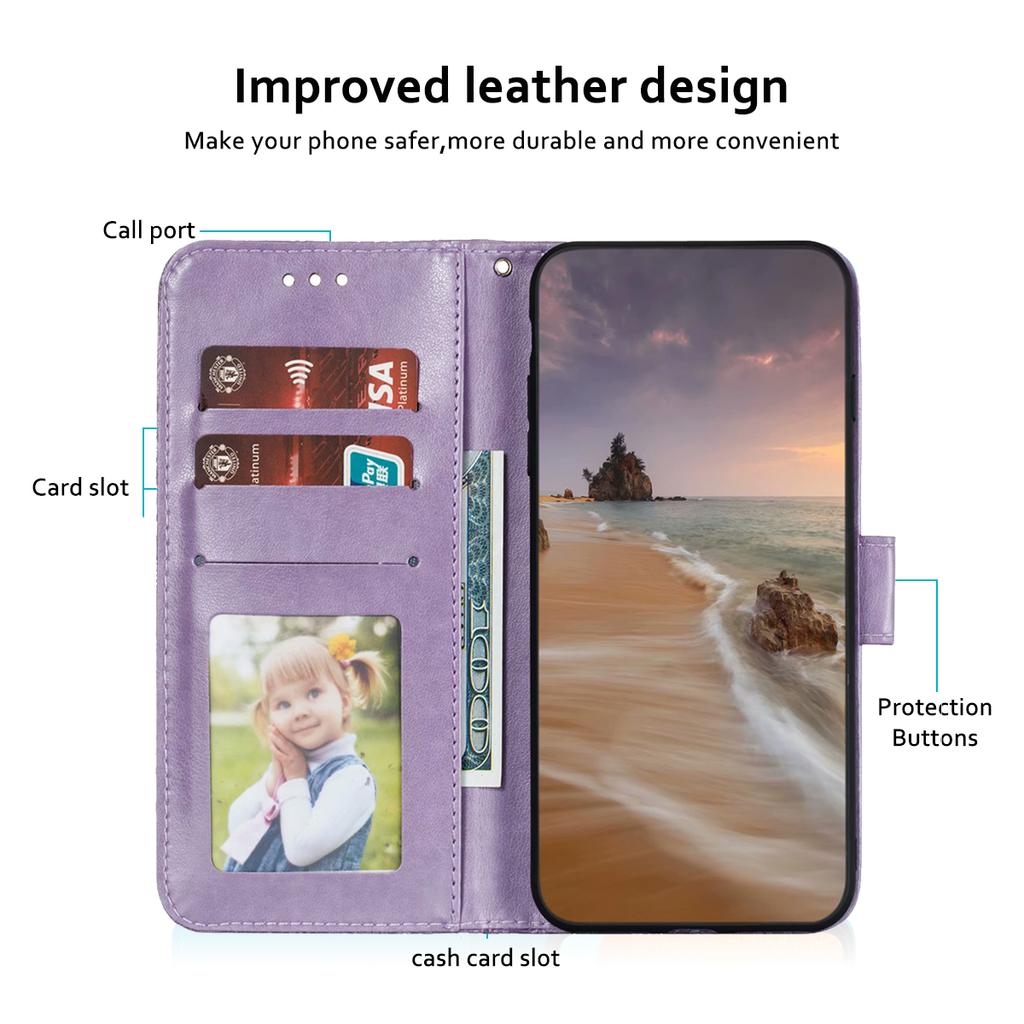 Flower Flip Book Stlye Leather Case For Xiaomi Redmi Note 11 Pro 12 10 Redmi 10C 11A 10A Mi 11 Lite 11T Poco X4 Pro 5G Cover M4