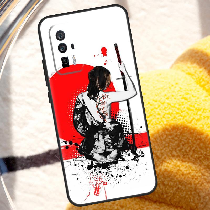 

Японский Самурай Ниндзя Чехол Для POCO X3 X4 X5 X6 Pro M5s M6 F3 F5 Xiaomi 14 13 Ultra 12 Lite 11T 12T 13T Pro Обложка POCO F5 Pro