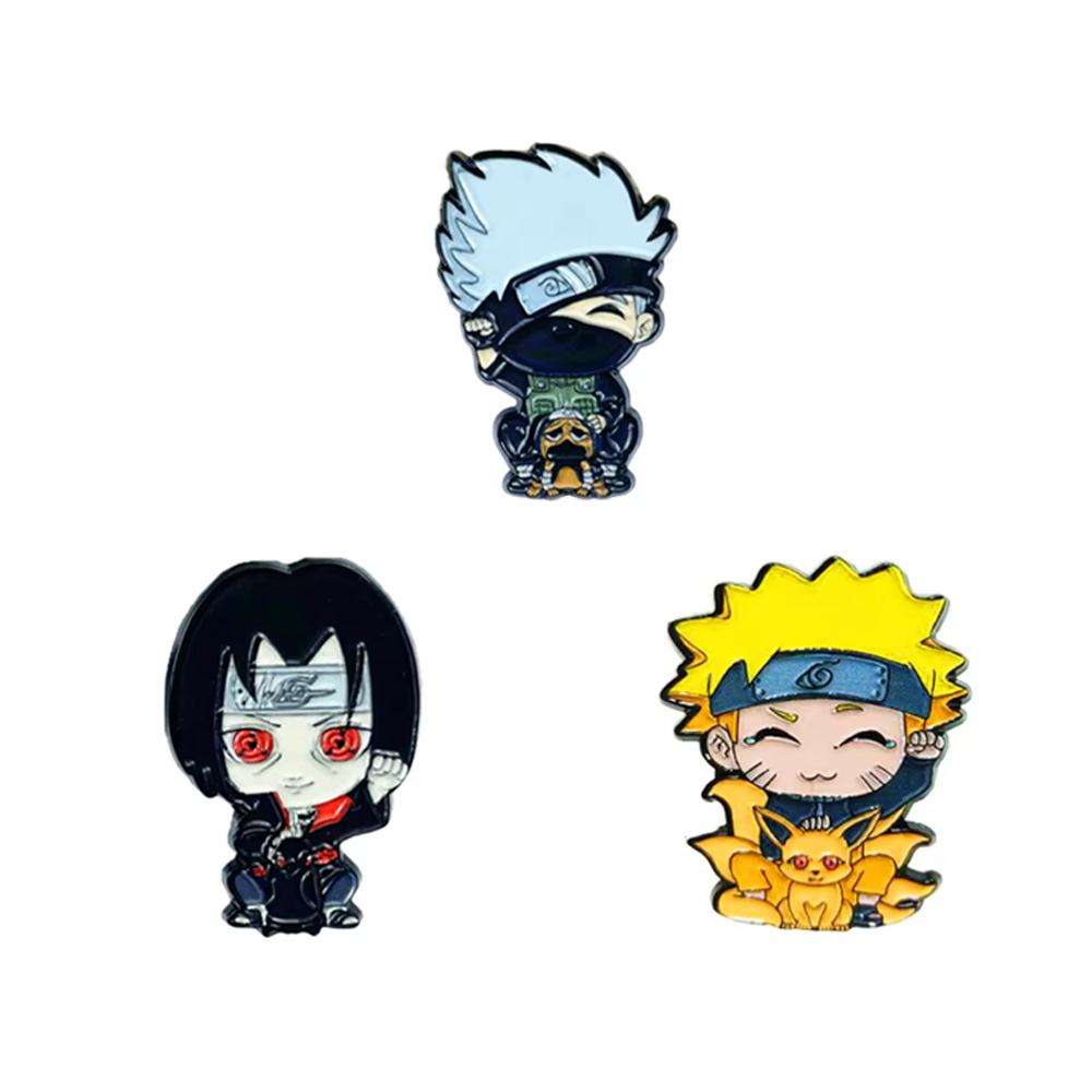 Anime Series Lapel Pins for Backpacks Anime Brooches for Women Enamel Pin Fashion Jewelry Accessories Friends Gift Cloth Denim