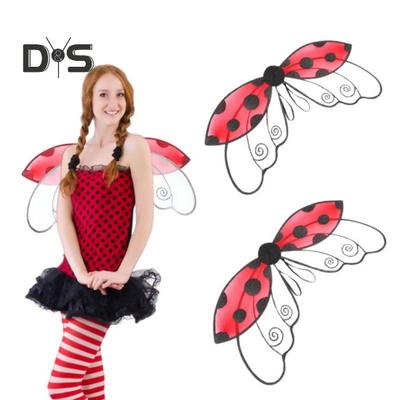 Ali da coccinella, ala da fata, accessori per costumi da coccinella, per spettacoli teatrali, feste di Halloween, accessori per foto