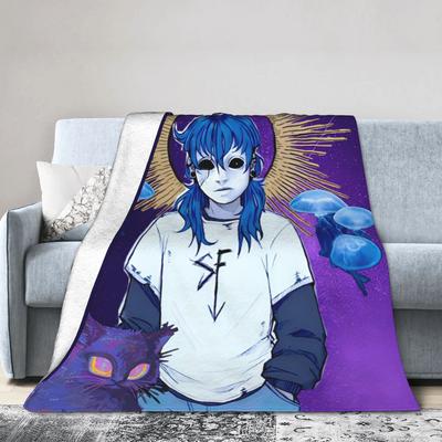 Sally Face Sal Fisher SF Pluszowe Koce Gra Gotyckie Kreatywne Koc Piknikowy do Domu 150*125cm Ultramiękki