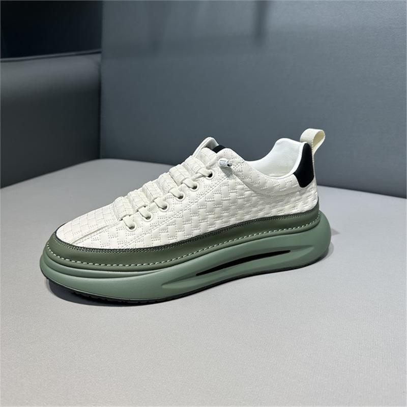 Осенние новые низкие кожаные повседневные мягкие на мягкой подошве ленивые сетчатые туфли ок 38