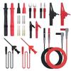 Multimeter Test Lead Kit with Probes 8pcs Pins Alligator Clips Spade Plug Banana Plug for Multimeter Clamp Meter