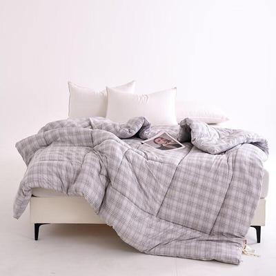 Muji Einfache Karo-Steppdecke