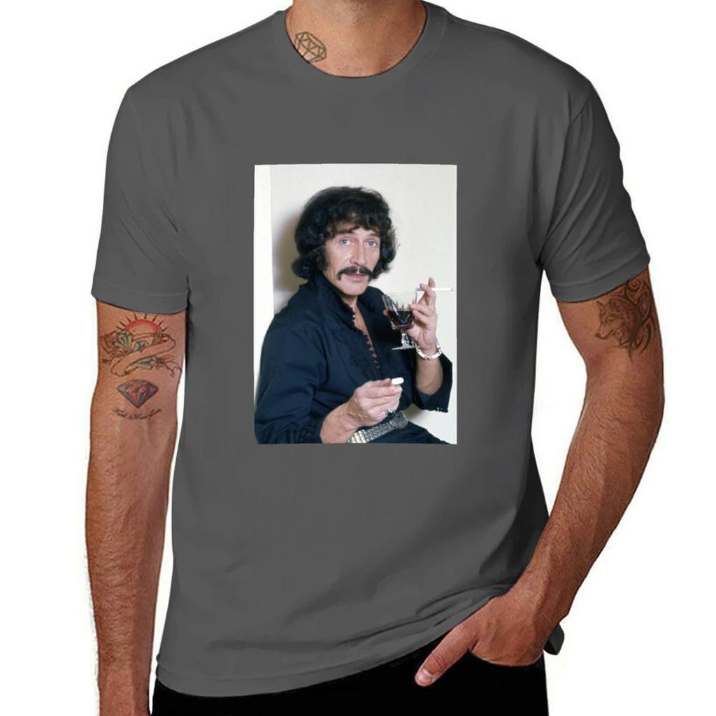 Peter Wyngarde Tshirt Running Gym Short Sleeve Sports Tee Tshirt