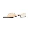 Barbara Women Rafia Fabric Casual Mule Sandals 3cm 2 Colors Bbj308