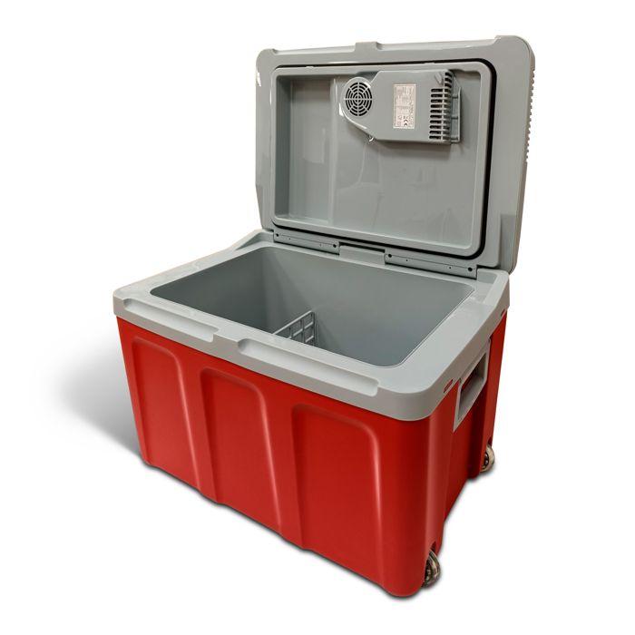 Glacière Électrique Portable 40 Litres, 12V / 220 - 240V Voiture Et Camping Briebe CF1155RED 58 W Rouge 03905