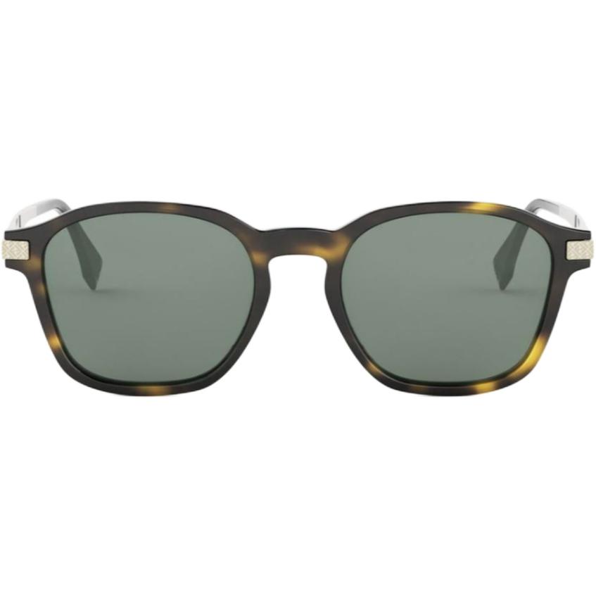 Fendi Original Design Acetate Metal Butterfly Sunglasses Men sunglasses Black FE40166I 52,Black