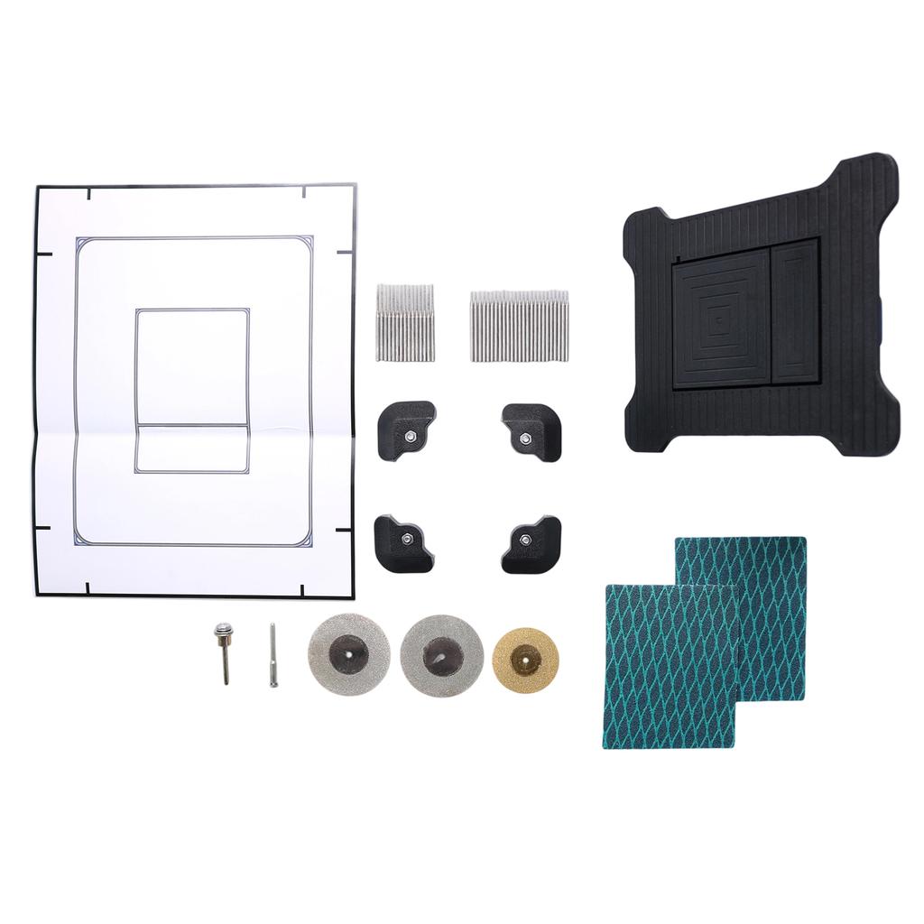 Invisible Push Plate Magnetic Attachment Tiled Actuator