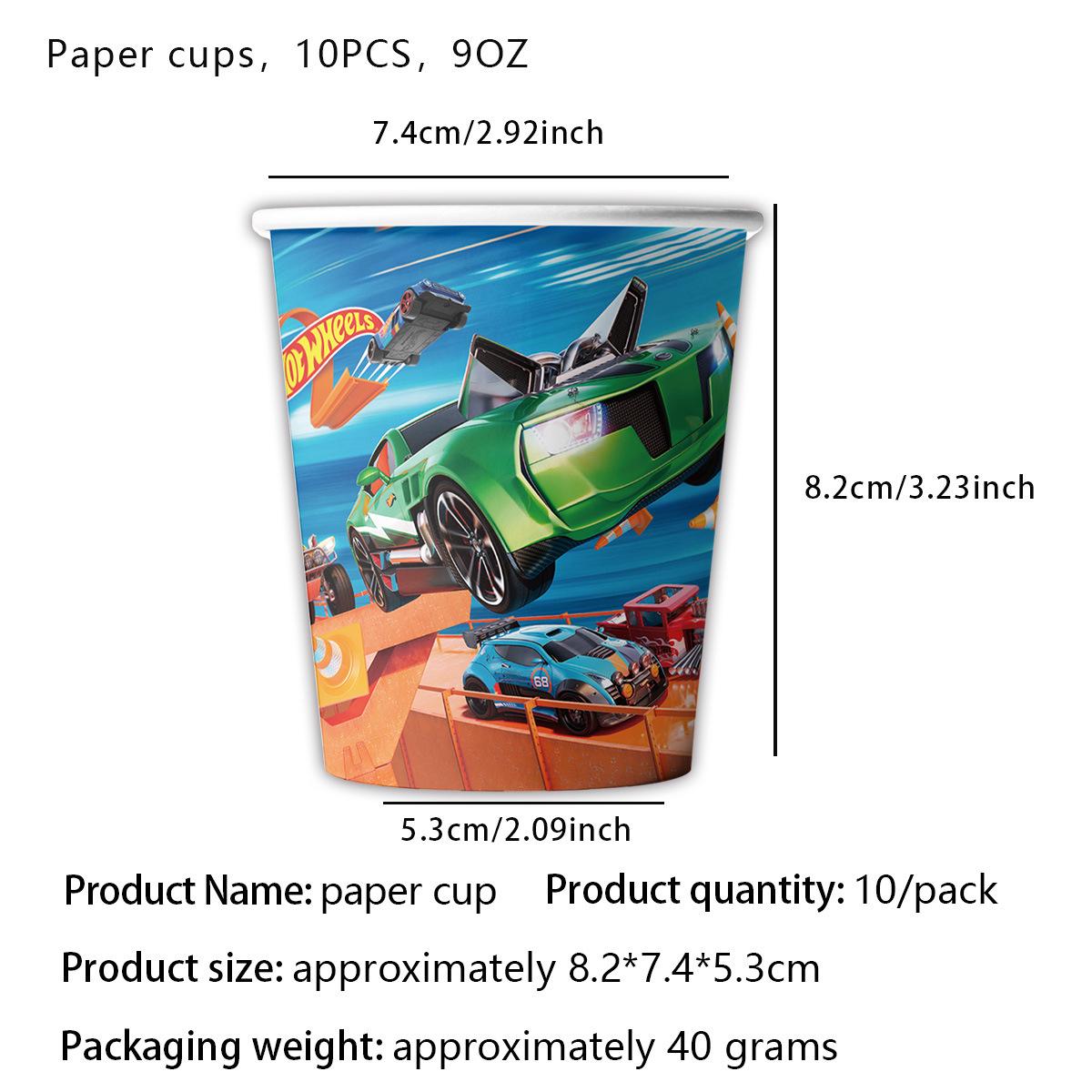 

Набір для тематичної вечірки з Днем народження Hot Wheels: Декорація скатертини прапорцями