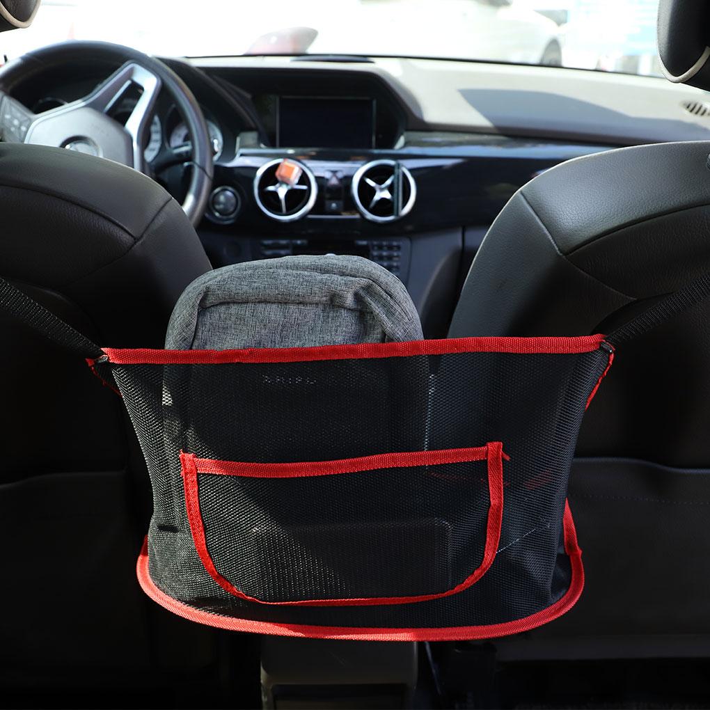 Car Net Pocket Handbag Holder Advanced Organizer Seat Side Storage Mesh Net Bag