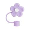 Flower Shape Silicone Straw Covers Soft Straw Cover Cap Straw Tips Cover  for Tumblers