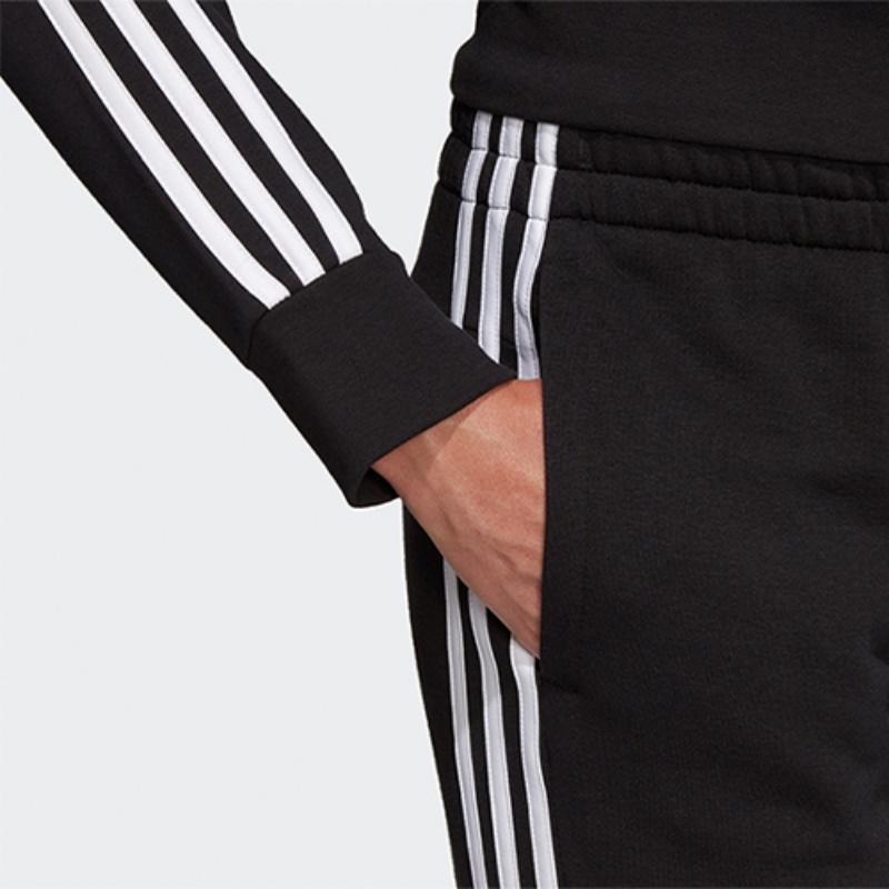 Adidas Essential 3-Stripes Knit Pants Women Bottoms Black DP2384