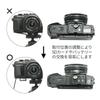 KING Mini Quick Release Plate Compatible Camera Mounting Screw for Digital Black K-MQ3 Arca-Swiss 1/4 UNC-20 Mirrorless/Compact Cameras,