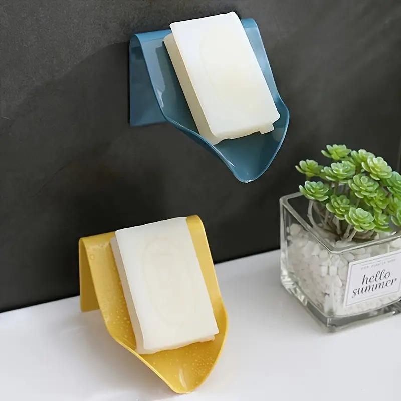 Punch-free Wall-mounted Bathroom Soap Rack Wall-mounted Bathroom Soap Box Home Kitchen Punch-free Storage Rack