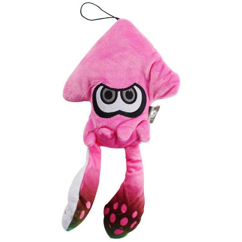 

25cm 6 Colors Splatoon Inkling Squid Plush Toy Soft Stuffed Animals Doll Pendant Pink