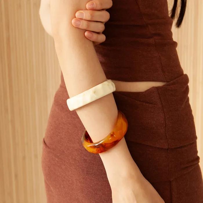 nature marble formica bangle (2color)