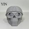Schwarz und Grau Anhängerkupplungsabdeckung Piraten Totenkopf Anhängerabdeckung, 3D geschnitzte Anhängerkupplungskugel für SUV Einzigartige Stecker Pickup, Staubdichte Schutzkappe Anhängerkupplungskugel,