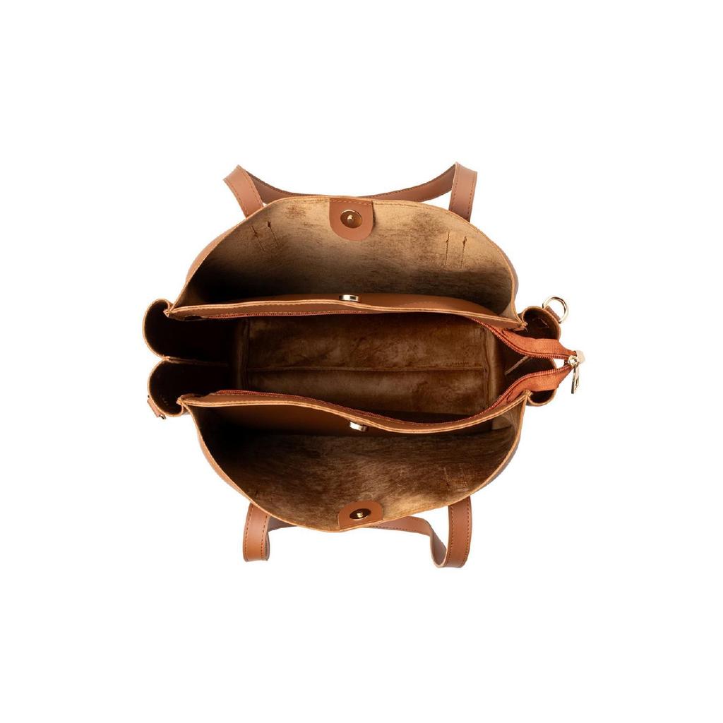 Dámská kabelka do ruky a přes rameno s dvojitým popruhem