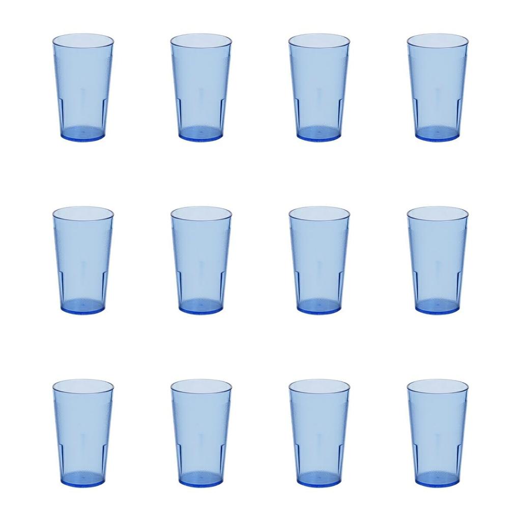 Thunder Group Tumblers, 150ml X 5oz, Set of 12, Commercial Grade, Shatter-Resistant, Dishwasher Safe, Non-Stick, Stackable, Lightweight Plastic