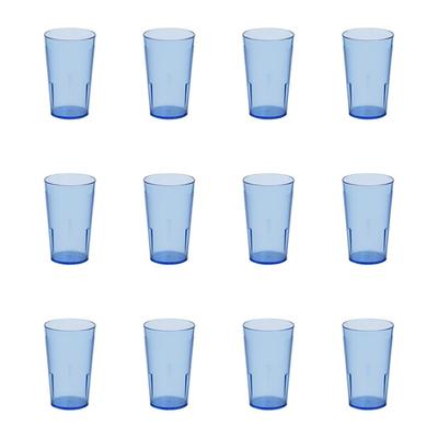 Poháre Thunder Group, 150 ml x 5 oz, Sada 12 ks, Komerčná kvalita, Odolné proti rozbitiu, Vhodné do umývačky riadu, Nepriľnavé, Stohovateľné, Ľahký plast