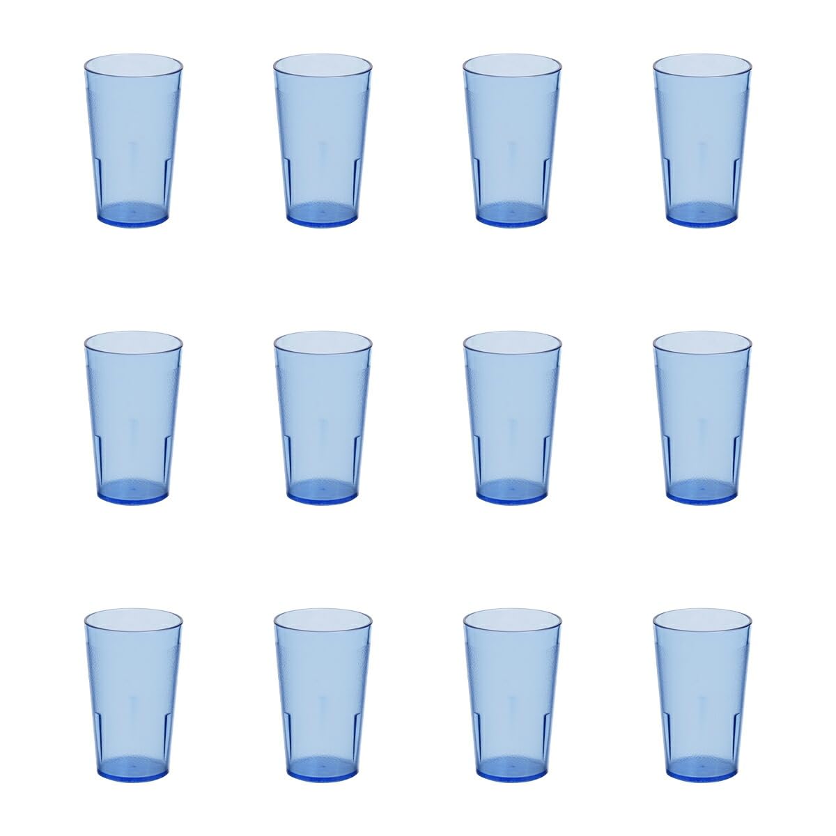 

Thunder Group Tumblers, 150ml x 5oz, Set of 12, Commercial Grade, Shatter-Resistant, Dishwasher Safe, Non-Stick, Stackable, Lightweight Plastic