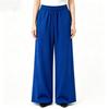 Fleece Women's Pants Solid Color Casual Versatile Wide-footed Pants Sweatpants Loose Outer Trousers