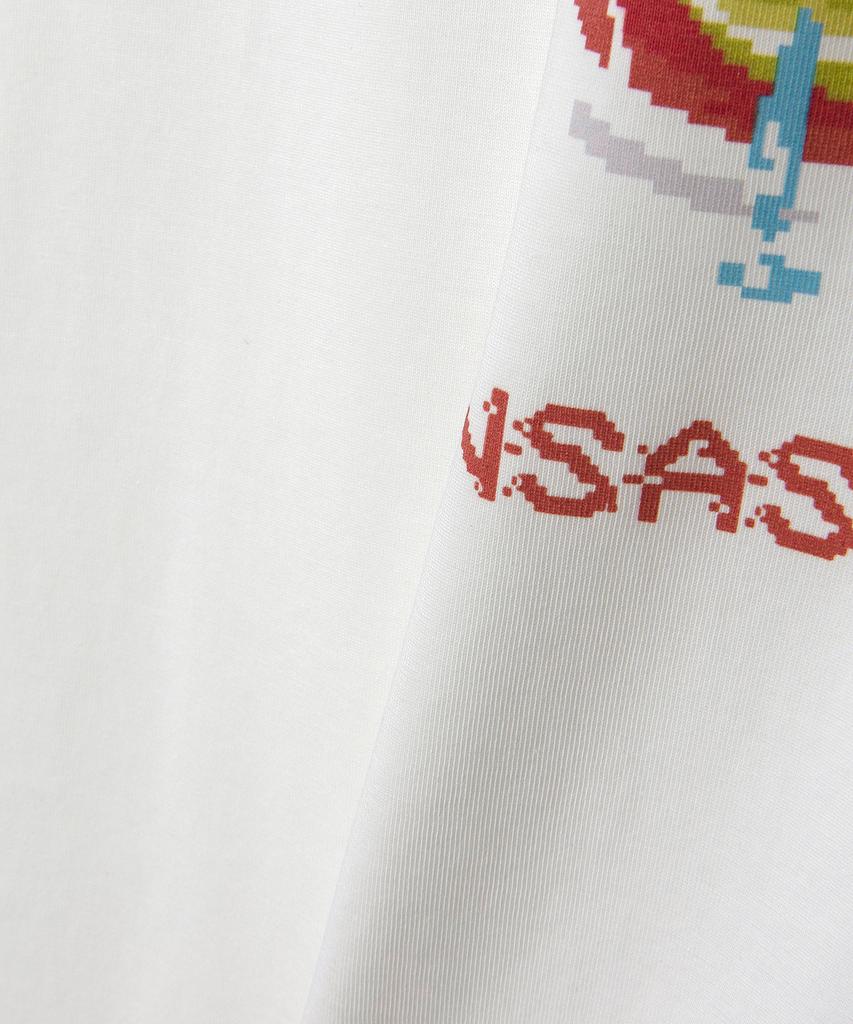 LEE Pixel Drink Graphic Short Sleeve T-Shirt White
