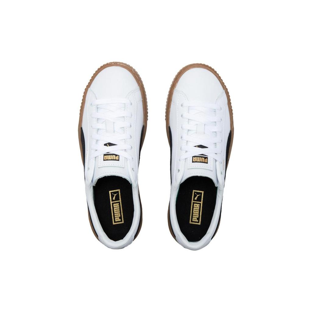 New PUMA Basket Platform L 'White' Women's 394369-01