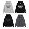 Autumn Trendy Brand GALLERY DEPT Letter Print Loose Hoodie Sweatshirt, Men's and Women's Pullover Thin Jackets
