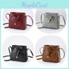 Fashion Shoulder Bags Casual Simple Style Solid Color Women Square Backpack