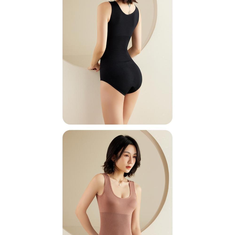 Shapewear Women's Thin Open Crotch Breasted Lift Hip Sexy Body High Elastic Shapewear Belly Pull-in Jumpsuit