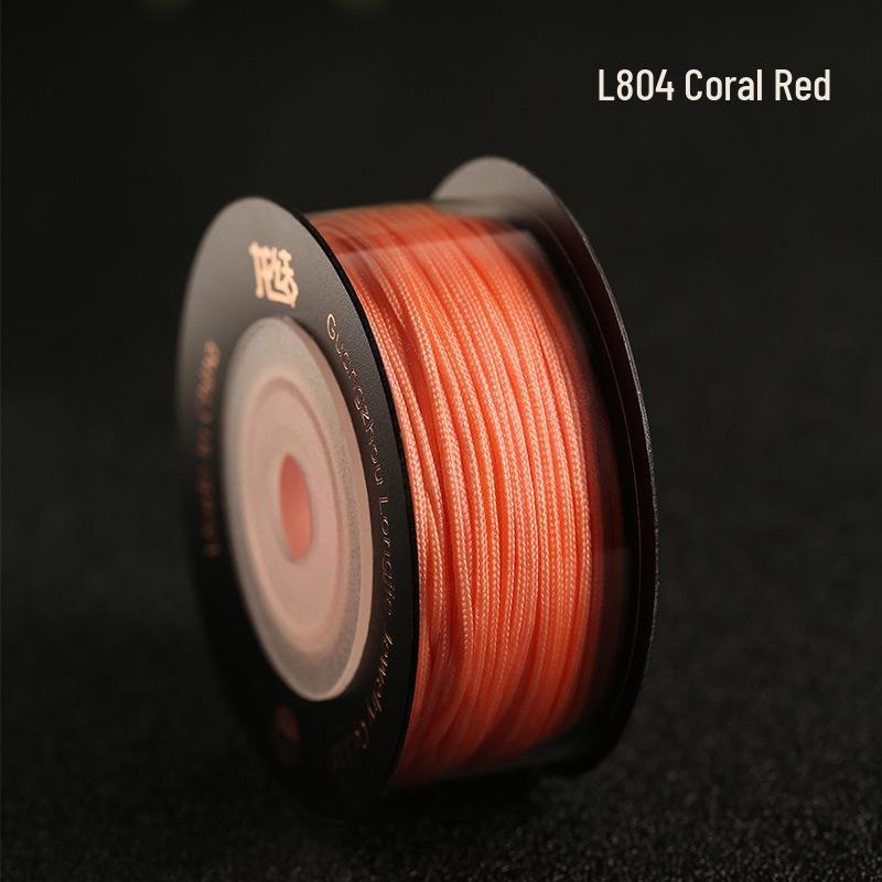 Dragon Knot High-A Jade Thread: Eco-friendly, Colorfast Jewelry Weaving Cord, 79 Colors, Handmade DIY Bracelet Material.