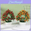 Plastic Heartshaped Fruit Bonsai 42 Piece Artificial Plant For Photography Prop