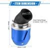 VekAuto Motorcycle Air Air Filter 35mm ID 90x60mm for Motorcycle ATV Durable Aluminum Alloy Blue