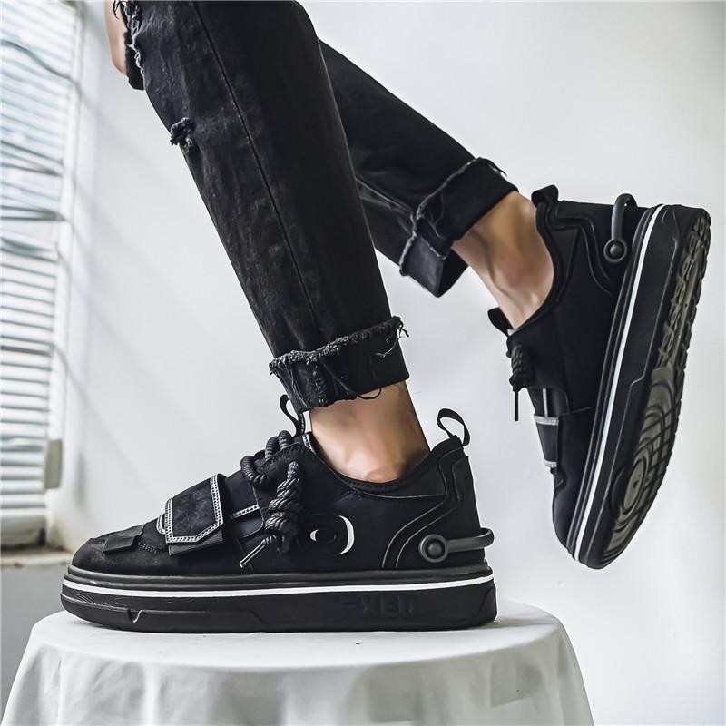 Fashion New Gray Suede Men's Skate Shoes Fashion Casual Designer Sneakers Men Comfortable Non-slip Men Skateboarding Shoes tenis hombre