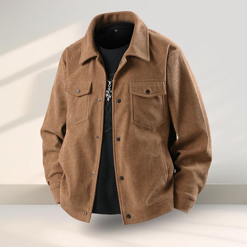 

Американская мужская легкая и удобная в носке куртка для путешествий на открытом воздухе - Повседневная деловая спортивная модная универсальная куртка L кофейный