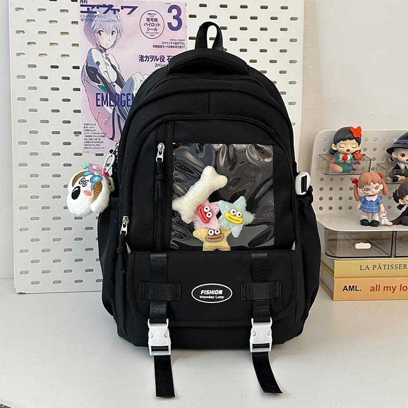 Schultasche Japanisch ins klein frisch Mädchen Rucksack vielseitig Rucksack süß transparent Schmerzbeutel hoher Wert Tasche für Grund- und Sekundarschule