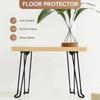 1/4Pcs 32/43/50Cm Clamp On Wrought Iron Table Legs Folding Table Legs Rust Proof Sturdy And Durable Screws Included