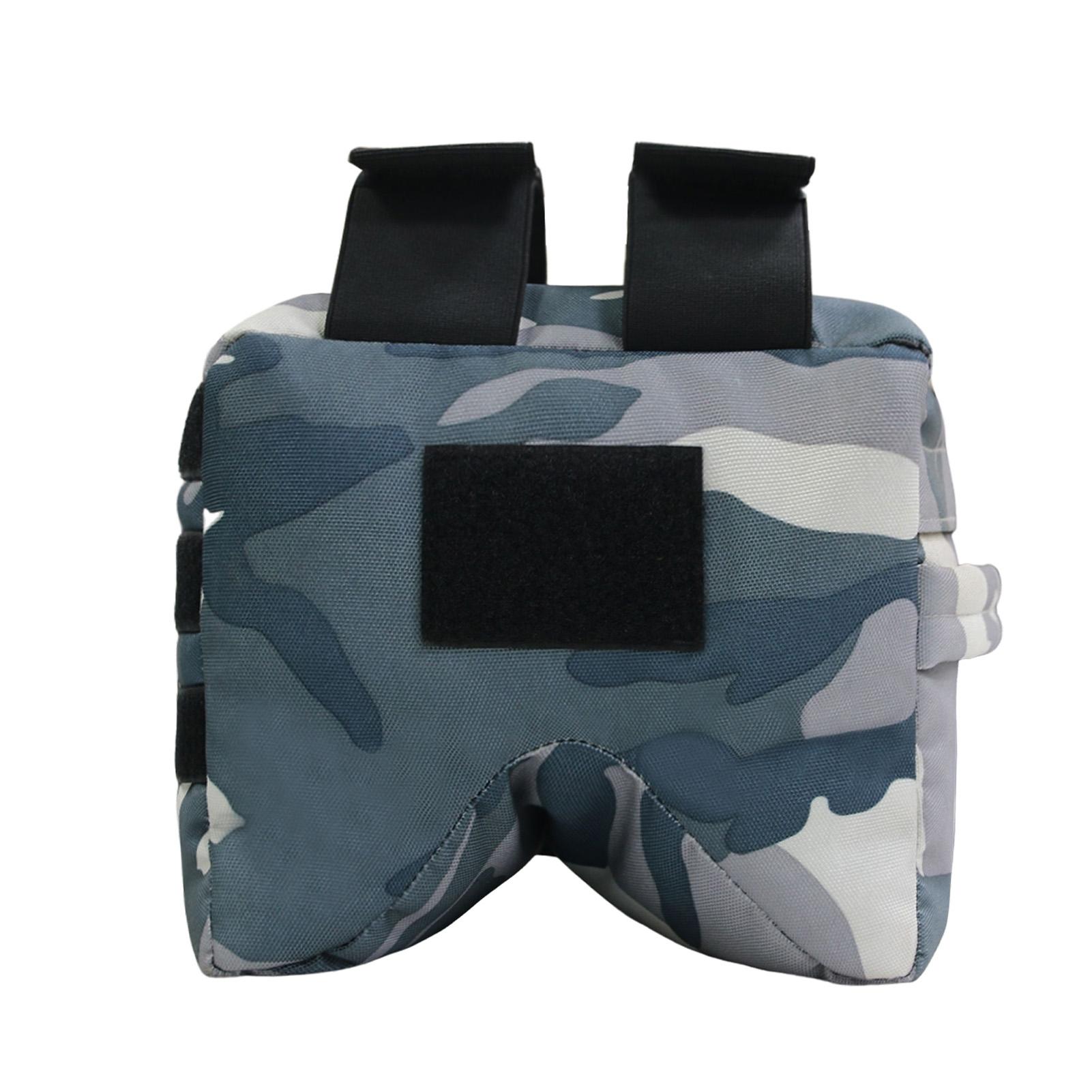 

Передня або задня сумка для стрільби Сумка для лавки з ремінцем для стрільби, полювання Green camouflage Blue camoufla