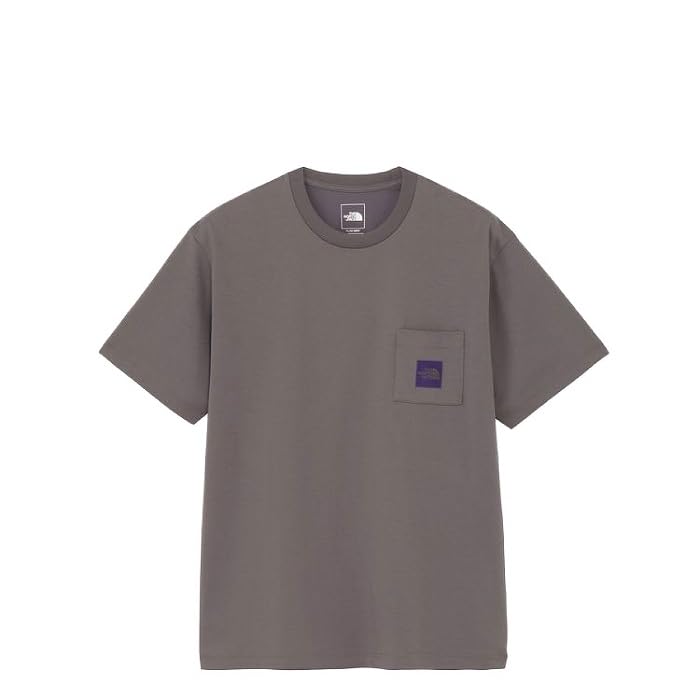 

The North Face Short Sleeve Square Logo Pocket Smoked Size S T-Shirt, S/S Tee, Pearl,