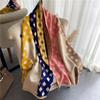 Luxusní kašmírový šátek Zimní Dámské Šály Pašmína Teplá Deka Zábaly Dámská šátek Foulard Bandana Značka Silný potisk šátky