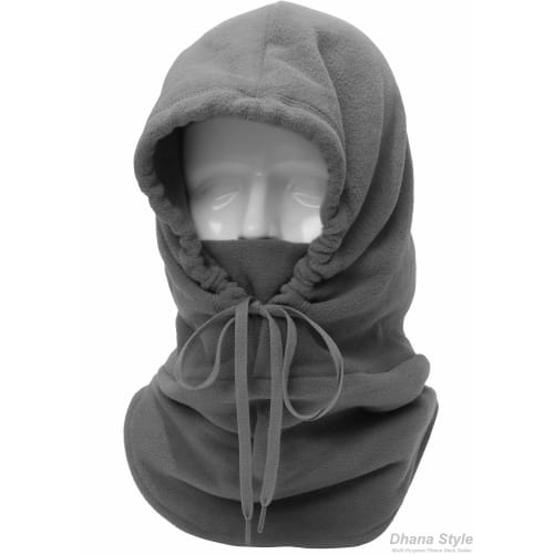 Long Neck Ver. 3-Way Fleece Scarf, Hood, Neck Warmer, Cold and Windproof, Face Guard, Balaclava, Face Mask, Headgear, Thermal Wear for Outdoors, Long