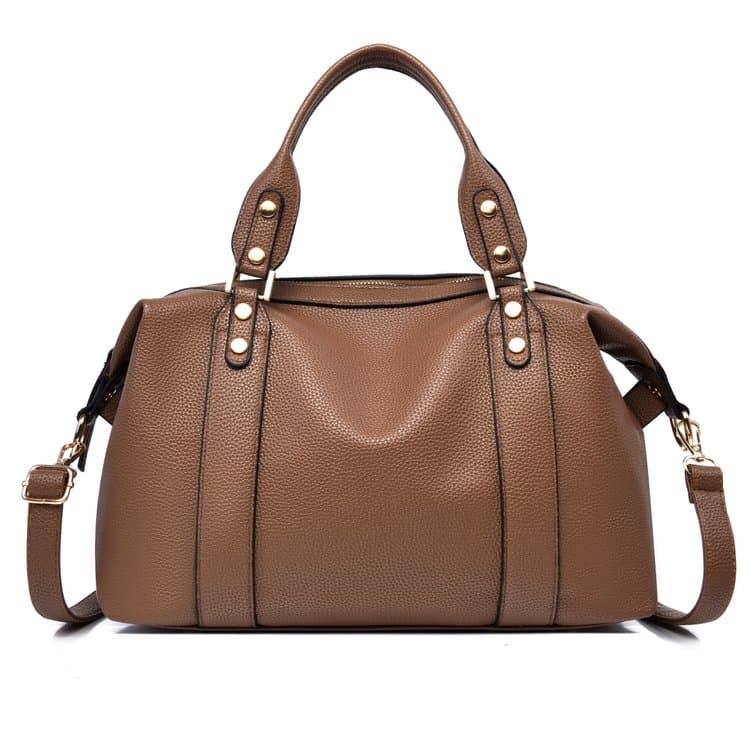 Lychee pattern Boston bag women's carry messenger bag