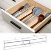 Easy Assemble Adjustable Drawer Dividers Trasparent Drawer Separators Tools  Kitchen Utensils