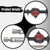 Metal Front and Rear Axles 1/12 RC Car Upgrade Accessories DIY Modified Replacement Adjustable Drive
