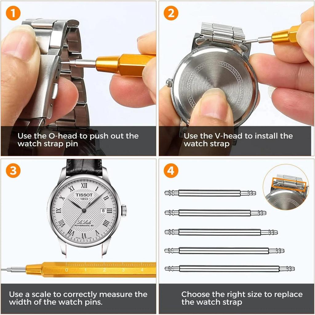 Hot-Selling 13-in-1 Watch Repair Kit: Battery Replacement, Screwdriver, Strap Tool