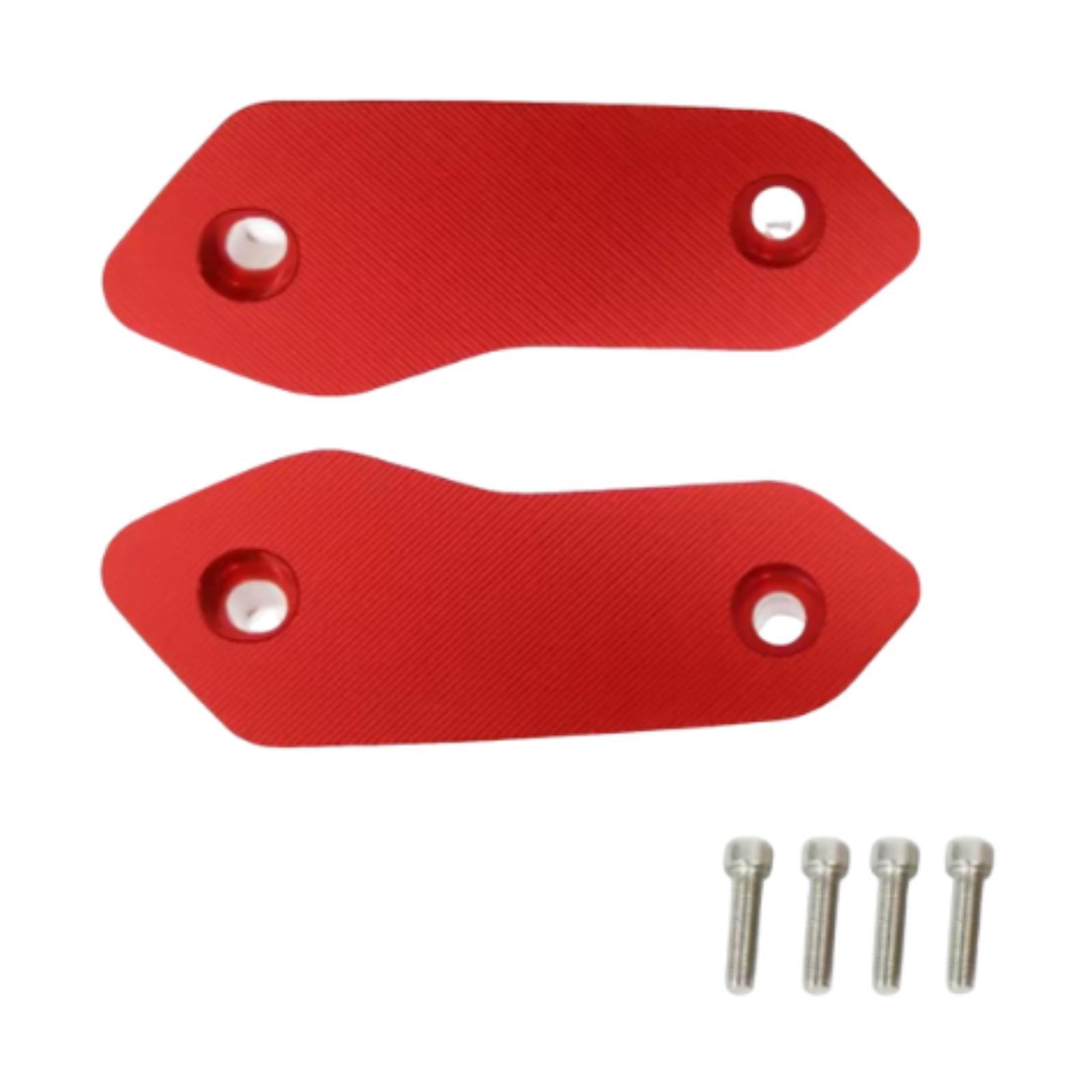 

2Pcs Motorcycle Mirror Block Off Plates Rearview Mirror Parts Decorations Sturdy Motorcycle Accessories for 560 красный