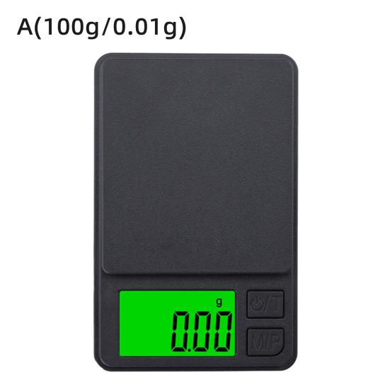 Mini Jewelry Scale 0.01/0.1G LCD Display High Precision Battery Powered Pocket Size Electronic Scale Multifunctional Small Weight Digital Scale